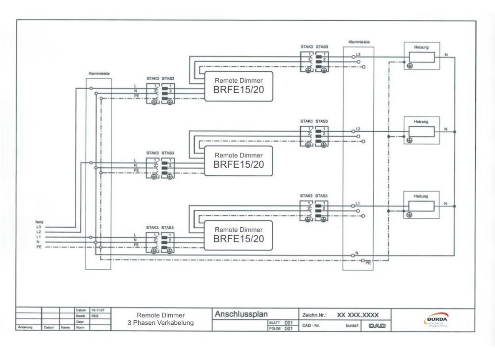 Images Wiring - RADIO DIMMER BRFE20 - burda