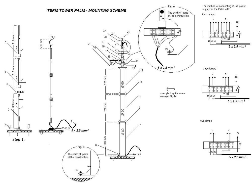 Images Wiring - TERM TOWER PALMS ULG 2X1500W A - burda